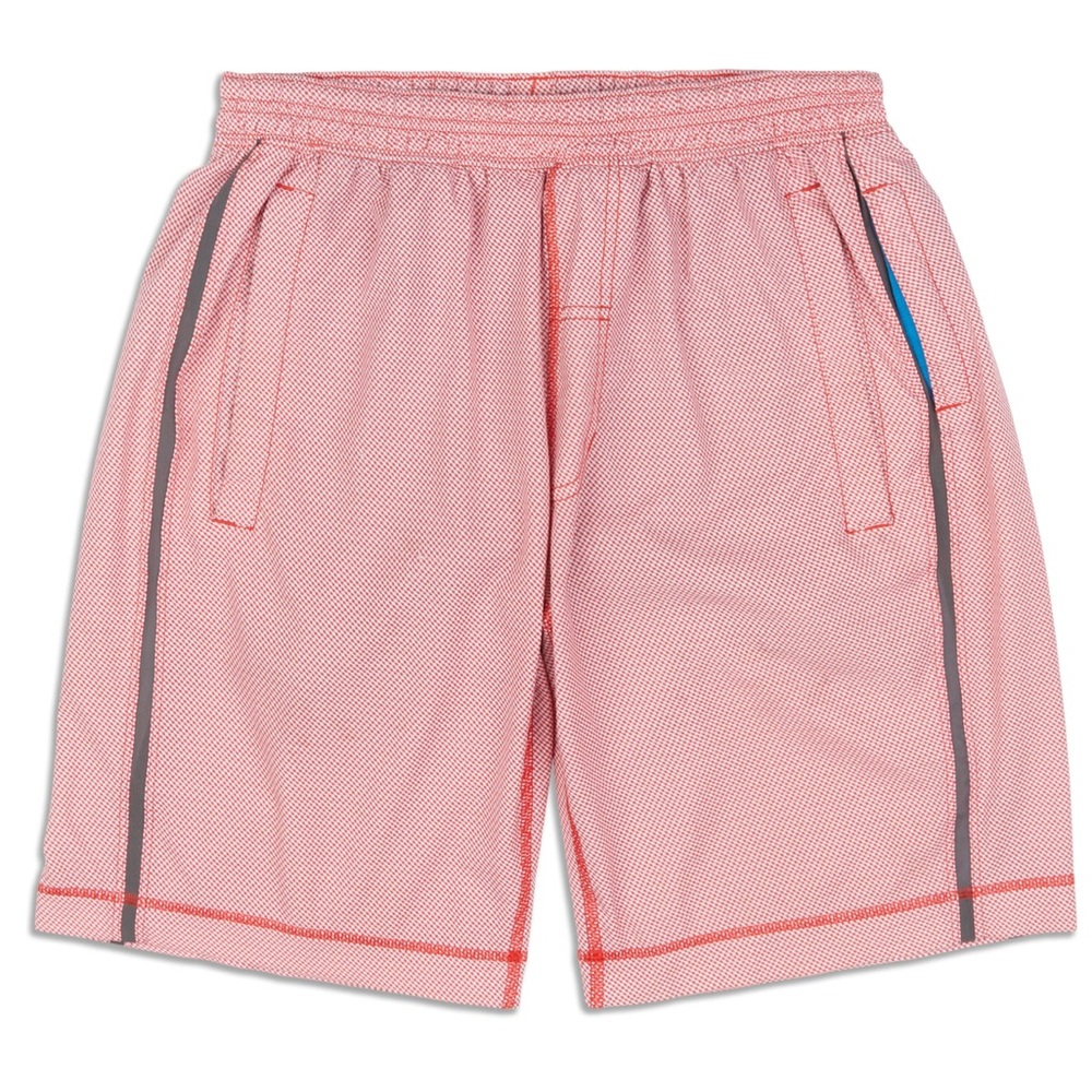 Lululemon Pace Breaker Shorts Mini Mod Waves Printed Love Red size small